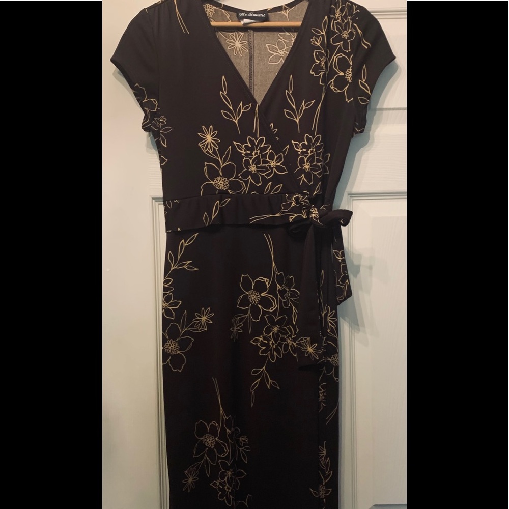 Women’s faux wrap dress